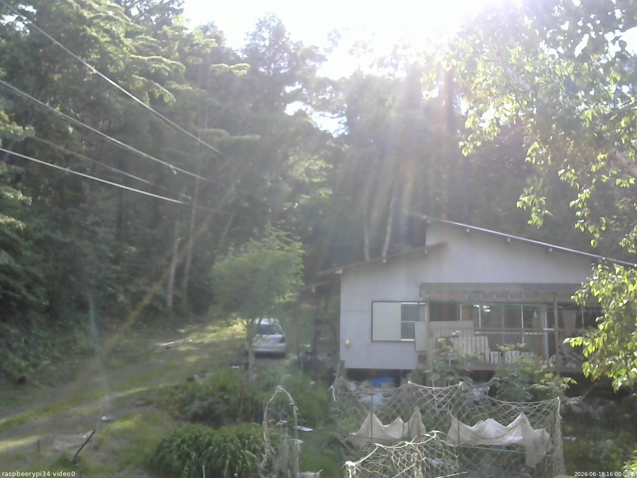 長野県菅平高原 ゆたか山荘 西側(坂上) 2026/06/18 16:00