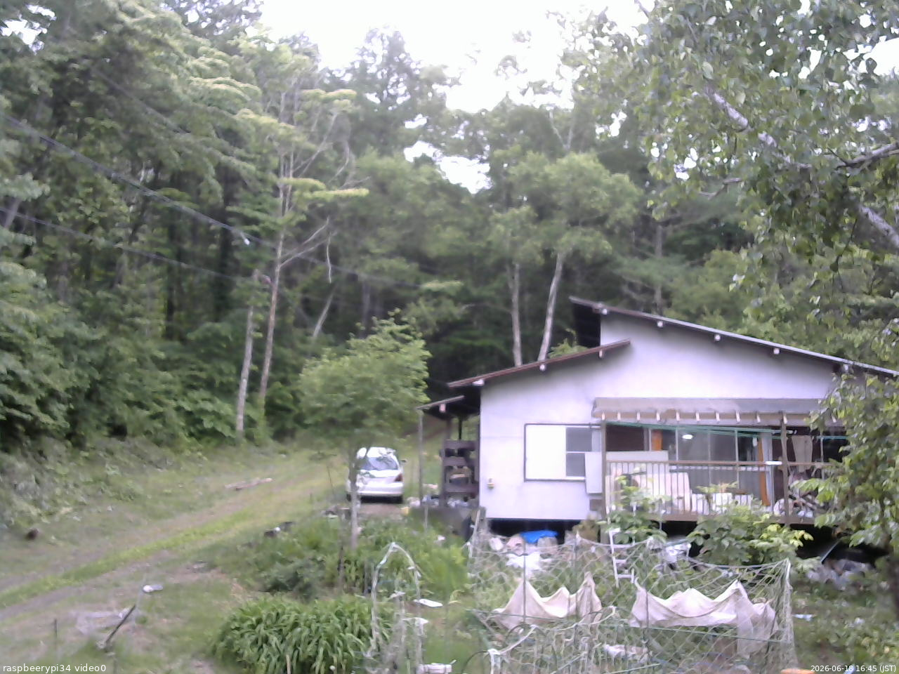 長野県菅平高原 ゆたか山荘 西側(坂上) 2026/06/18 16:45