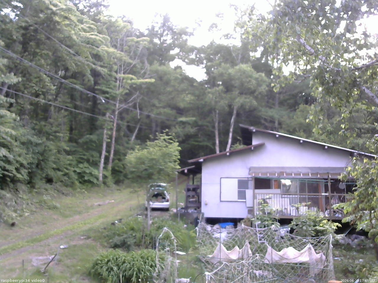 長野県菅平高原 ゆたか山荘 西側(坂上) 2026/06/19 17:45