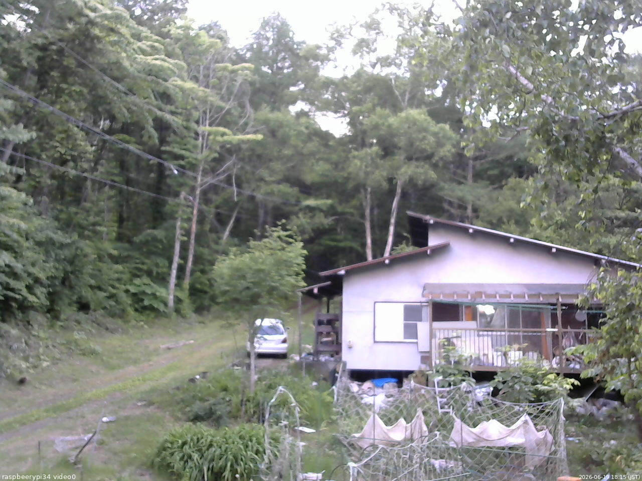 長野県菅平高原 ゆたか山荘 西側(坂上) 2026/06/19 18:15