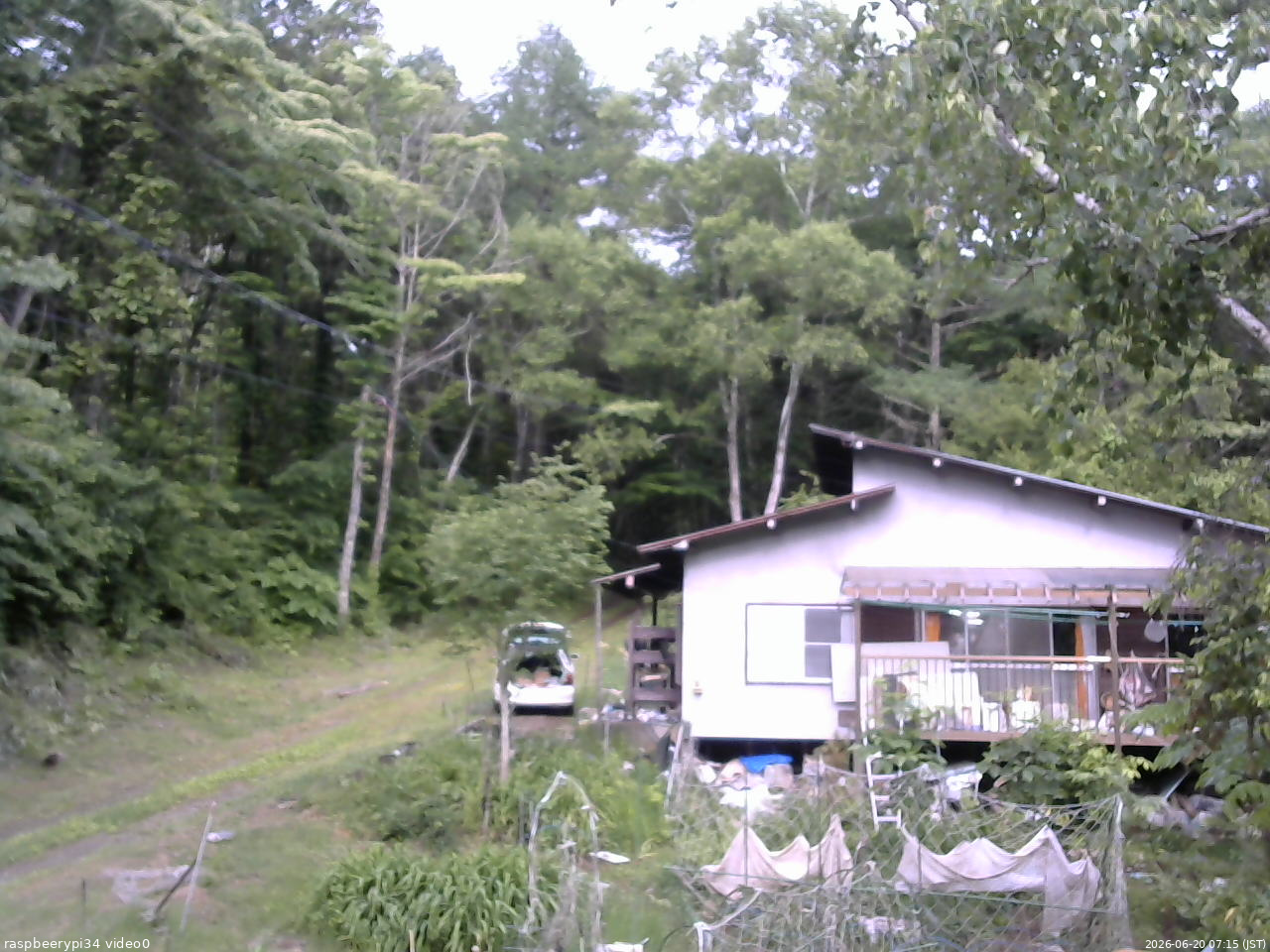 長野県菅平高原 ゆたか山荘 西側(坂上) 2026/06/20 07:15