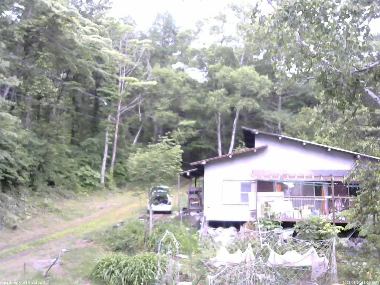 長野県菅平高原 ゆたか山荘 西側(坂上) 2026/06/20 13:00