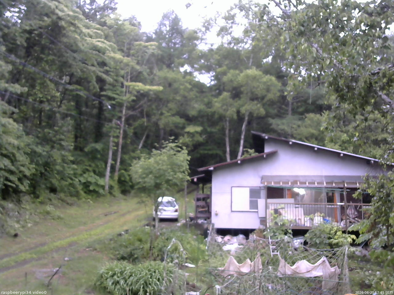 長野県菅平高原 ゆたか山荘 西側(坂上) 2026/06/20 17:45