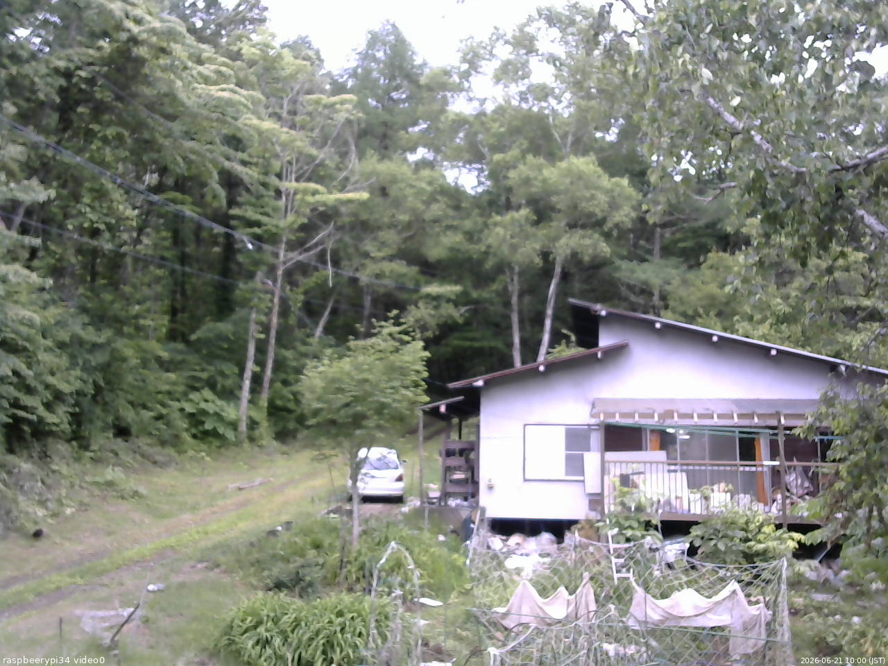長野県菅平高原 ゆたか山荘 西側(坂上) 2026/06/21 10:00