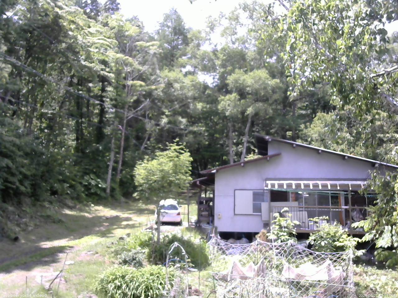 長野県菅平高原 ゆたか山荘 西側(坂上) 2026/06/21 12:15