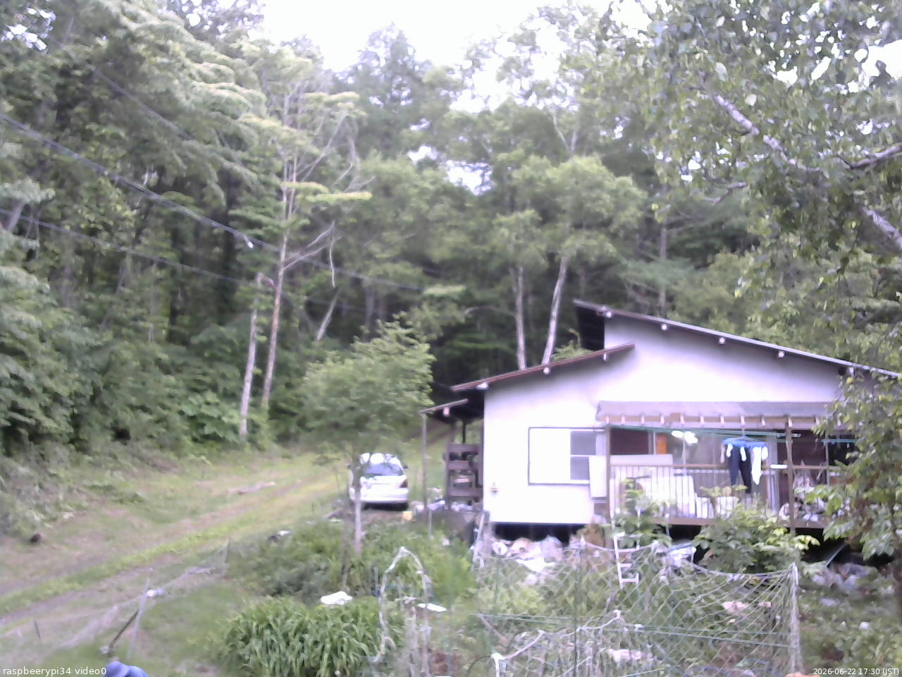 長野県菅平高原 ゆたか山荘 西側(坂上) 2026/06/22 17:30