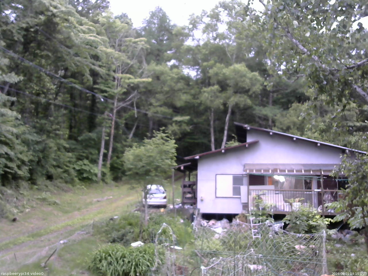 長野県菅平高原 ゆたか山荘 西側(坂上) 2026/06/22 18:15