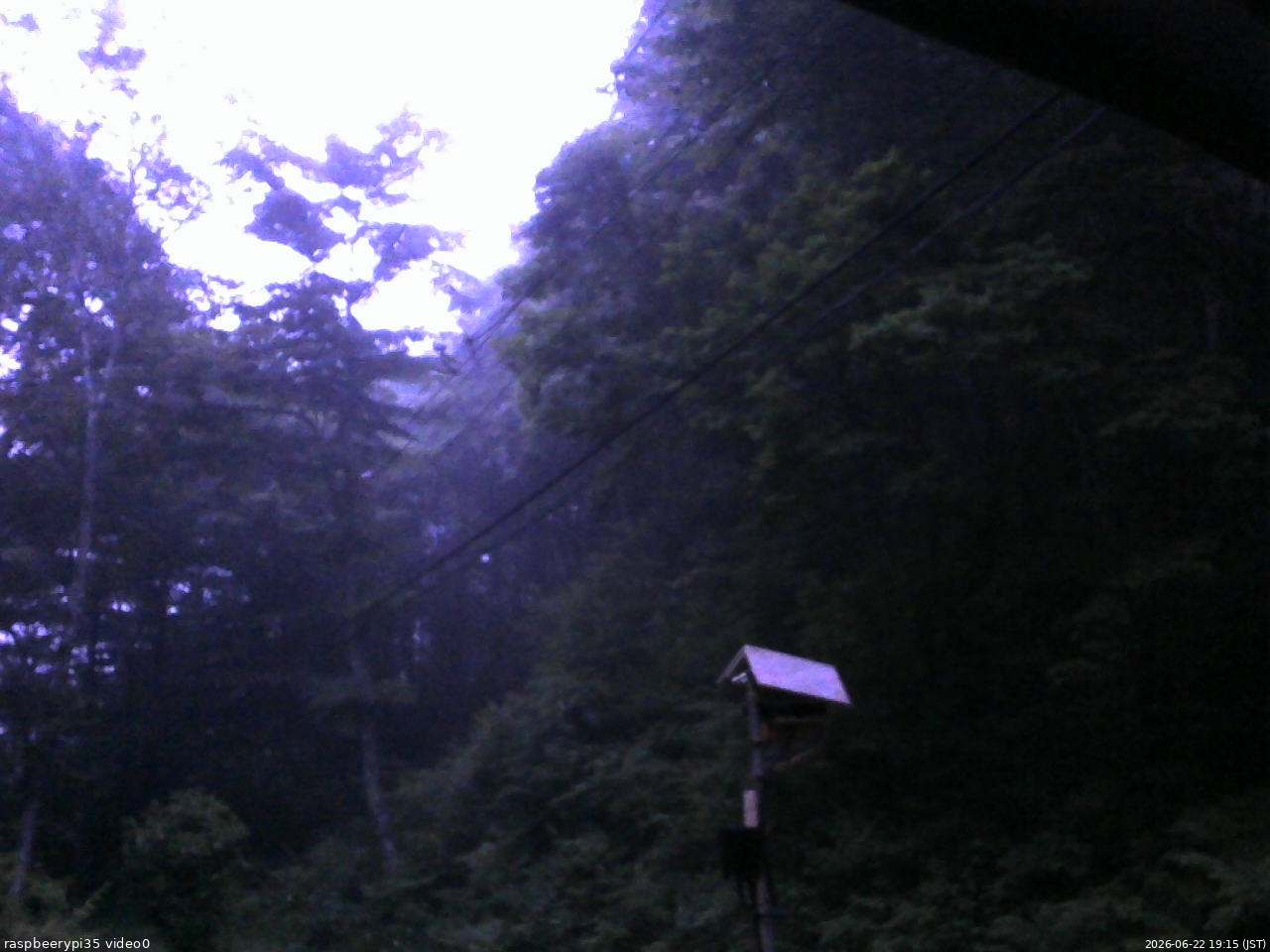 長野県菅平高原 ゆたか山荘 温度計 2026/06/22 19:15