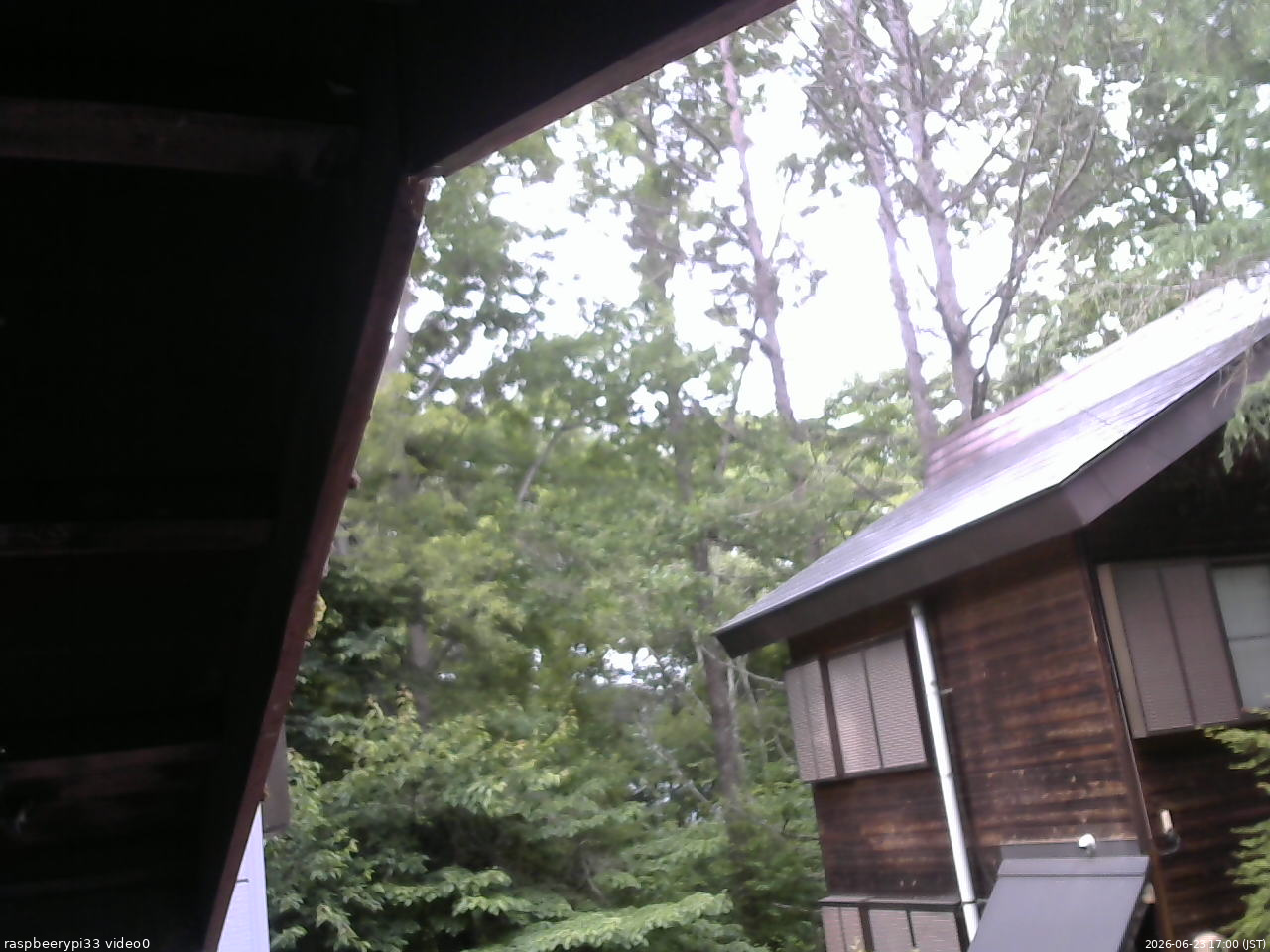 長野県菅平高原 ゆたか山荘 北側 2026/06/23 17:00