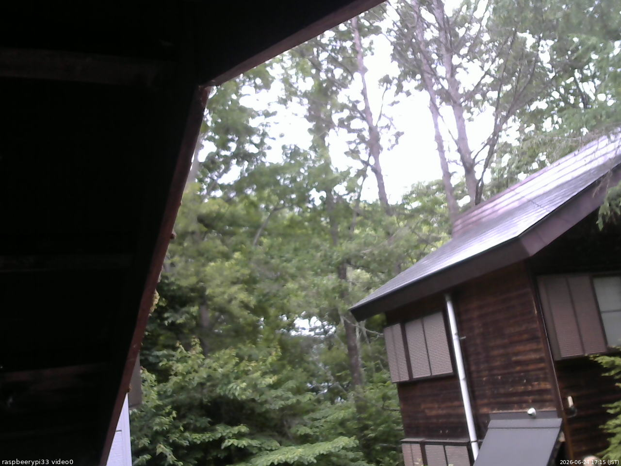 長野県菅平高原 ゆたか山荘 北側 2026/06/24 17:15