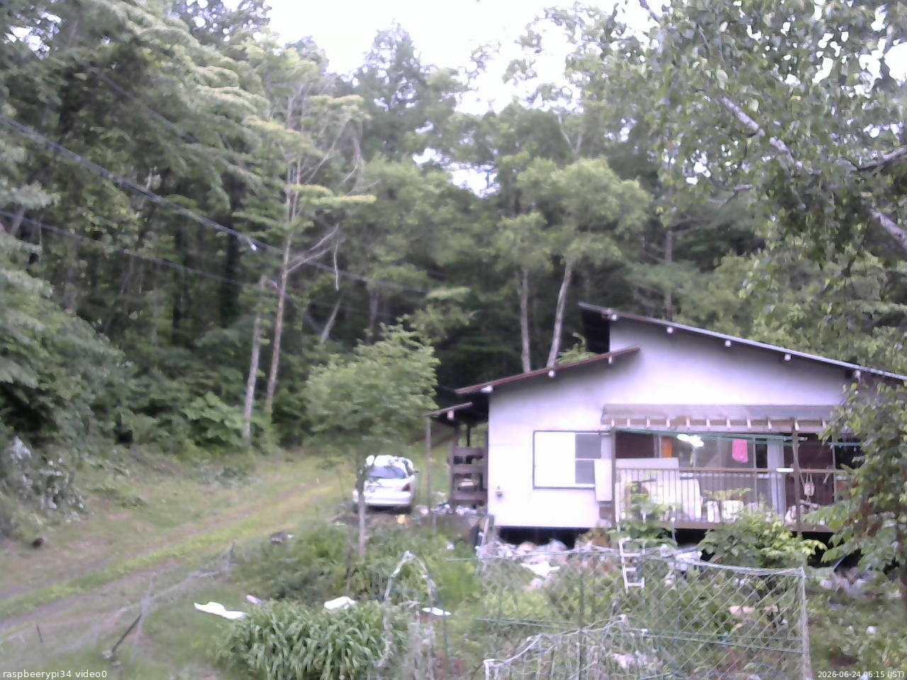 長野県菅平高原 ゆたか山荘 西側(坂上) 2026/06/24 06:15