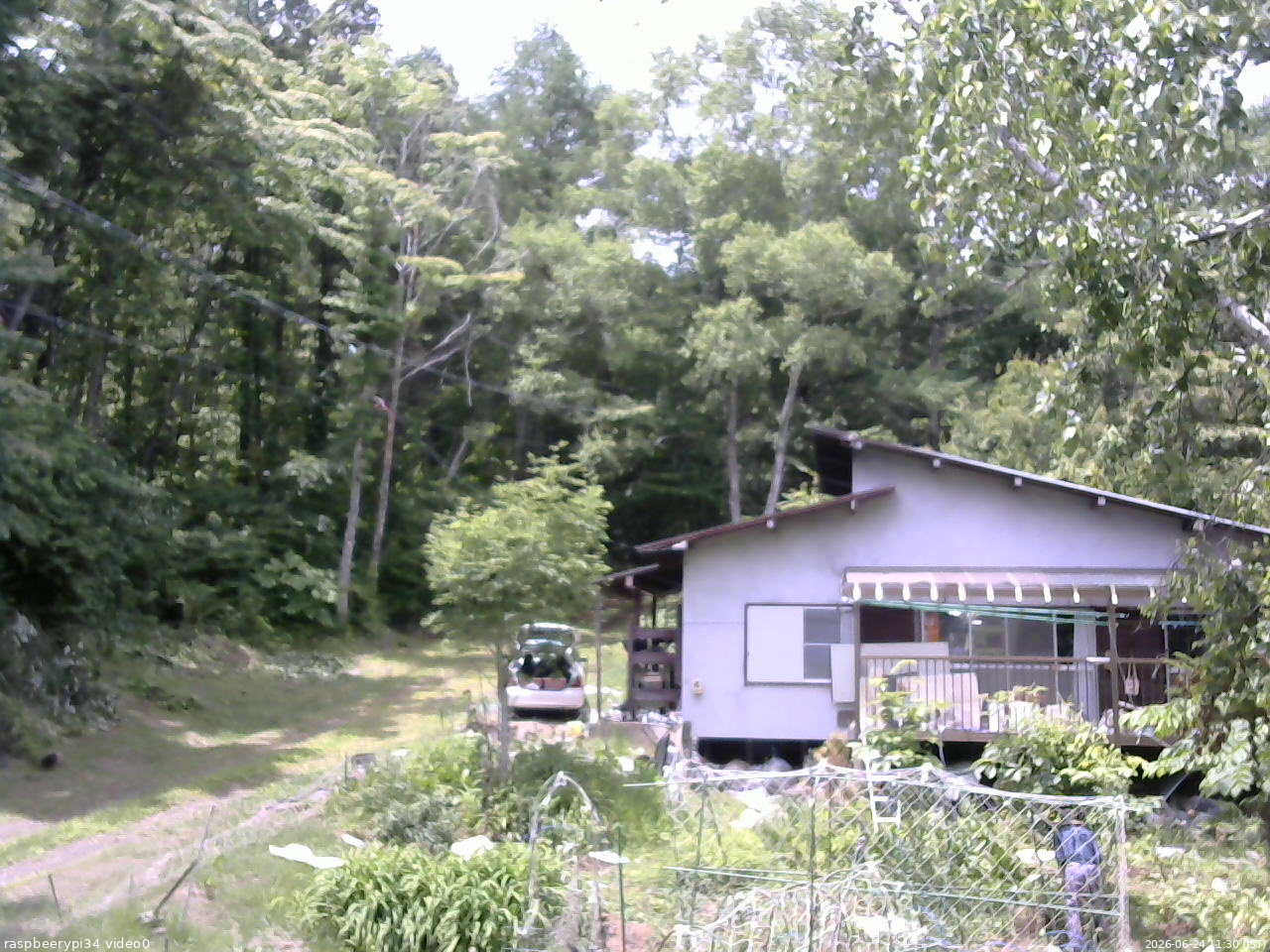 長野県菅平高原 ゆたか山荘 西側(坂上) 2026/06/24 11:30