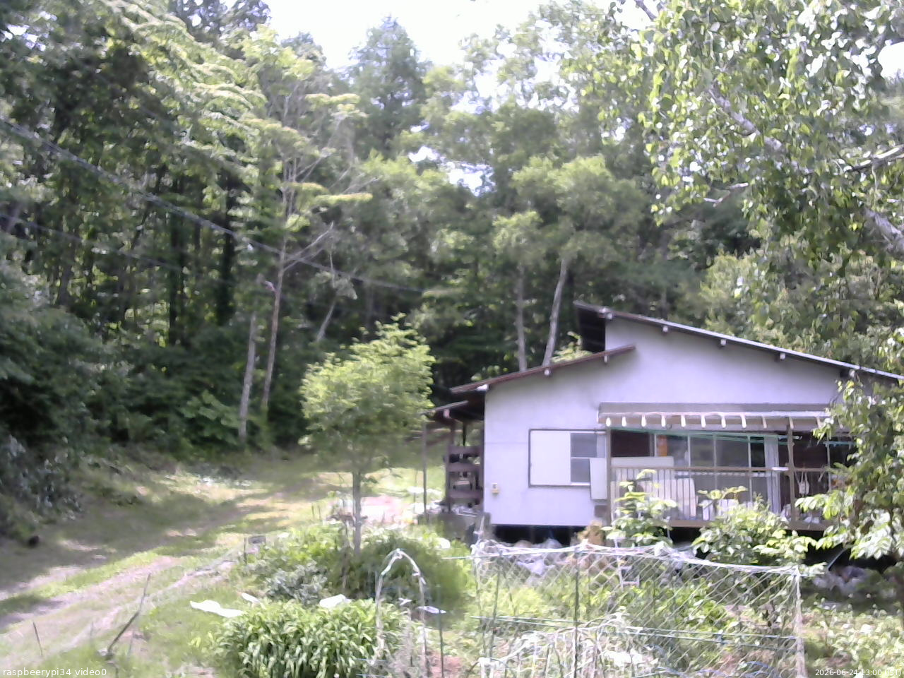 長野県菅平高原 ゆたか山荘 西側(坂上) 2026/06/24 13:00