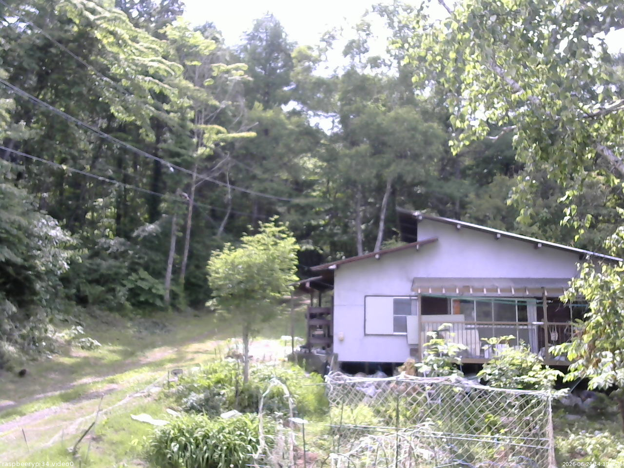 長野県菅平高原 ゆたか山荘 西側(坂上) 2026/06/24 14:30