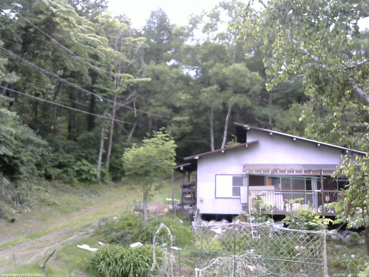 長野県菅平高原 ゆたか山荘 西側(坂上) 2026/06/24 15:45
