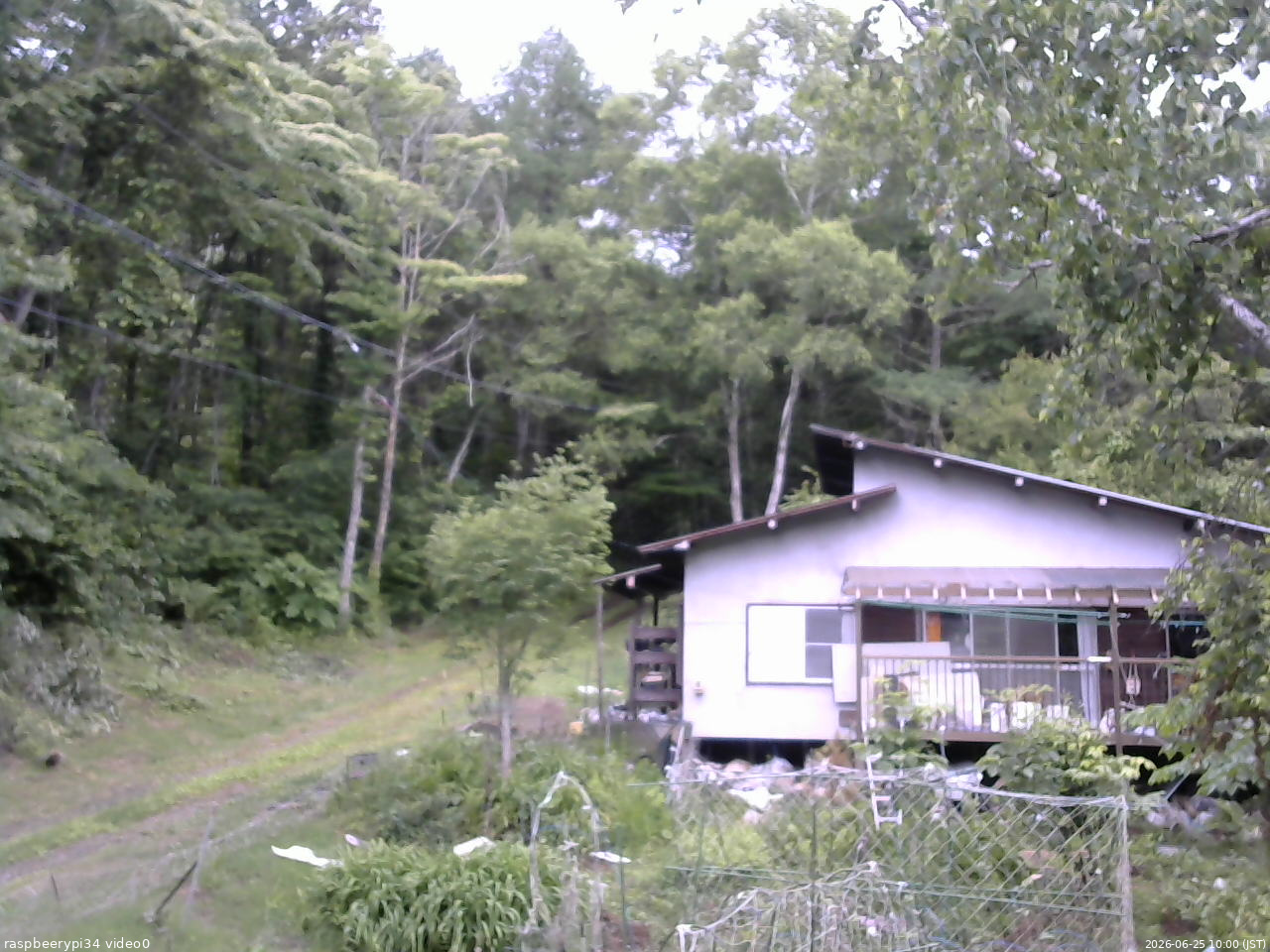 長野県菅平高原 ゆたか山荘 西側(坂上) 2026/06/25 10:00