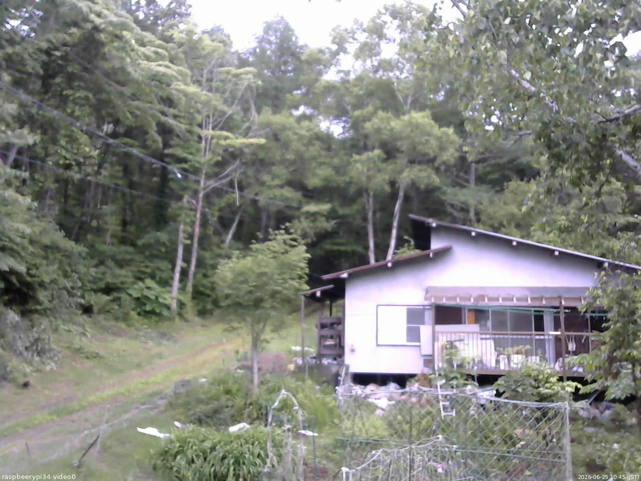 長野県菅平高原 ゆたか山荘 西側(坂上) 2026/06/25 10:45
