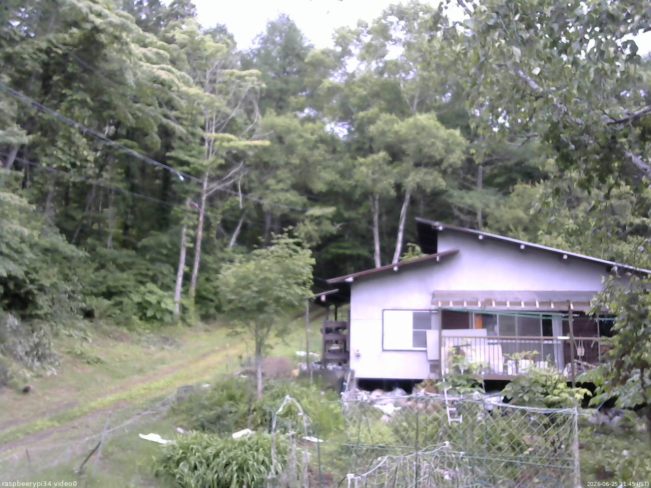 長野県菅平高原 ゆたか山荘 西側(坂上) 2026/06/25 11:45