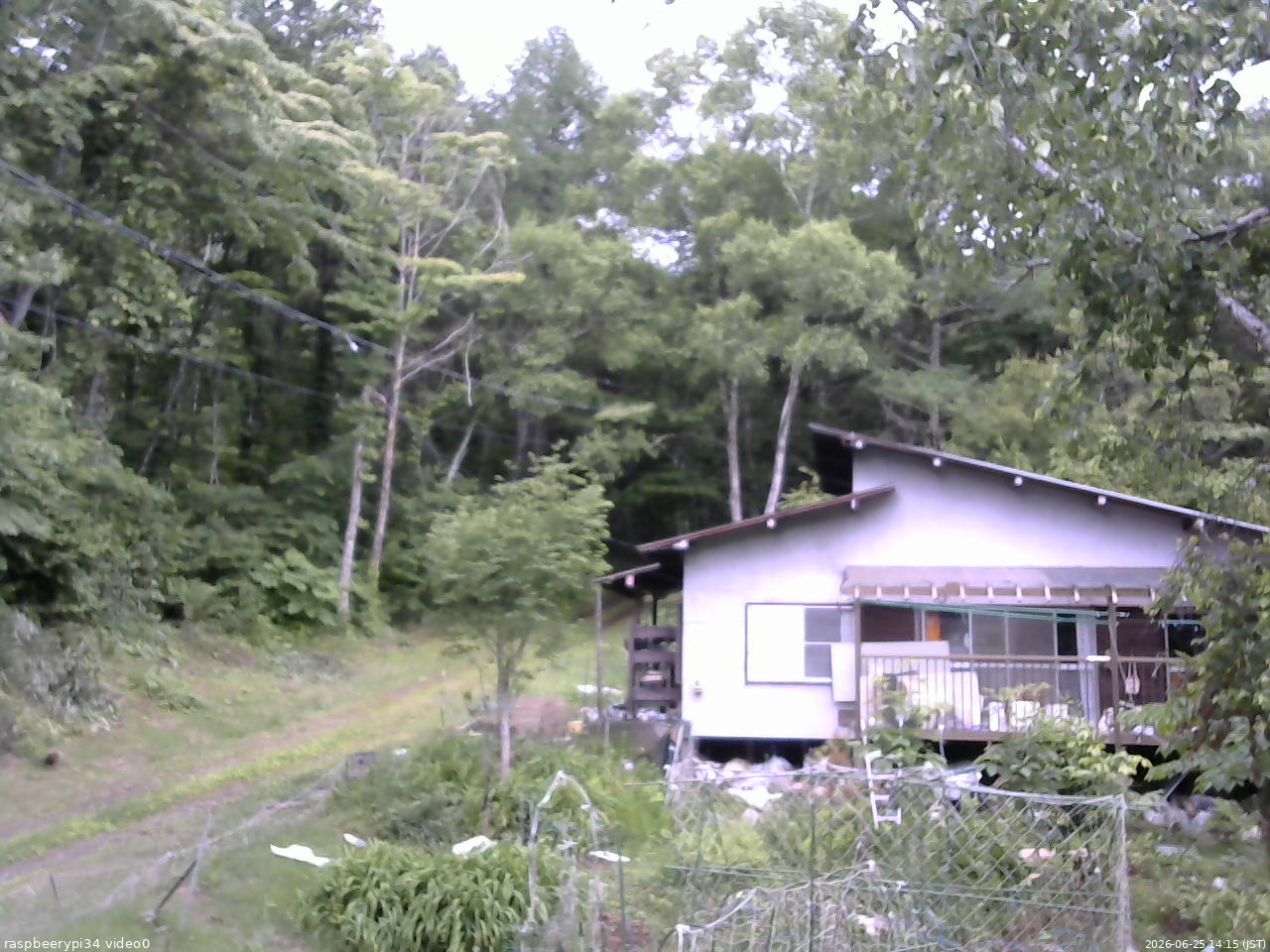 長野県菅平高原 ゆたか山荘 西側(坂上) 2026/06/25 14:15