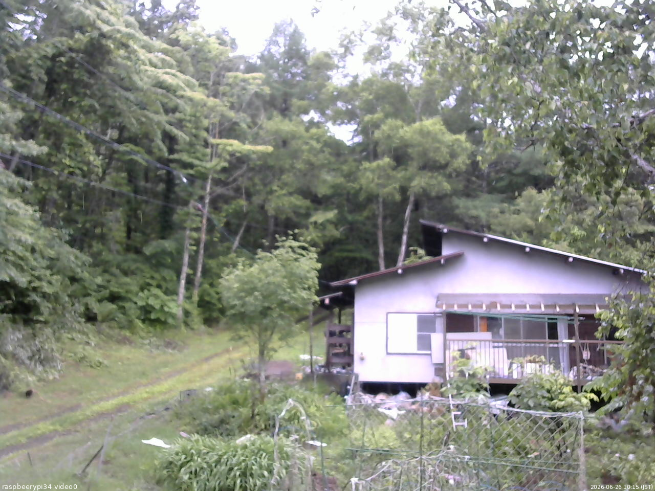 長野県菅平高原 ゆたか山荘 西側(坂上) 2026/06/26 10:15