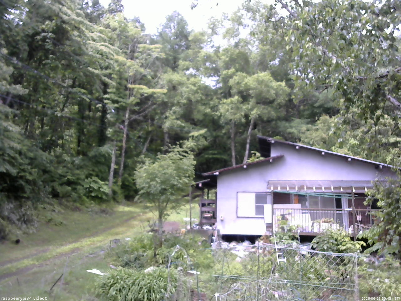 長野県菅平高原 ゆたか山荘 西側(坂上) 2026/06/26 10:45