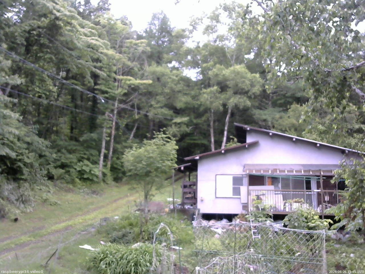 長野県菅平高原 ゆたか山荘 西側(坂上) 2026/06/26 11:45