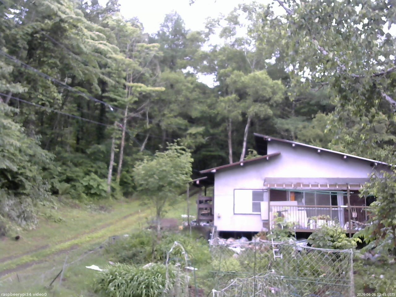 長野県菅平高原 ゆたか山荘 西側(坂上) 2026/06/26 12:45