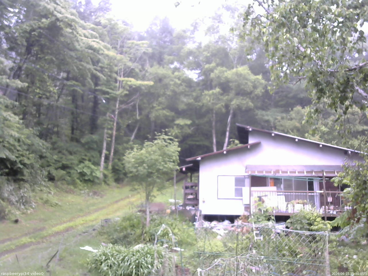 長野県菅平高原 ゆたか山荘 西側(坂上) 2026/06/27 15:30