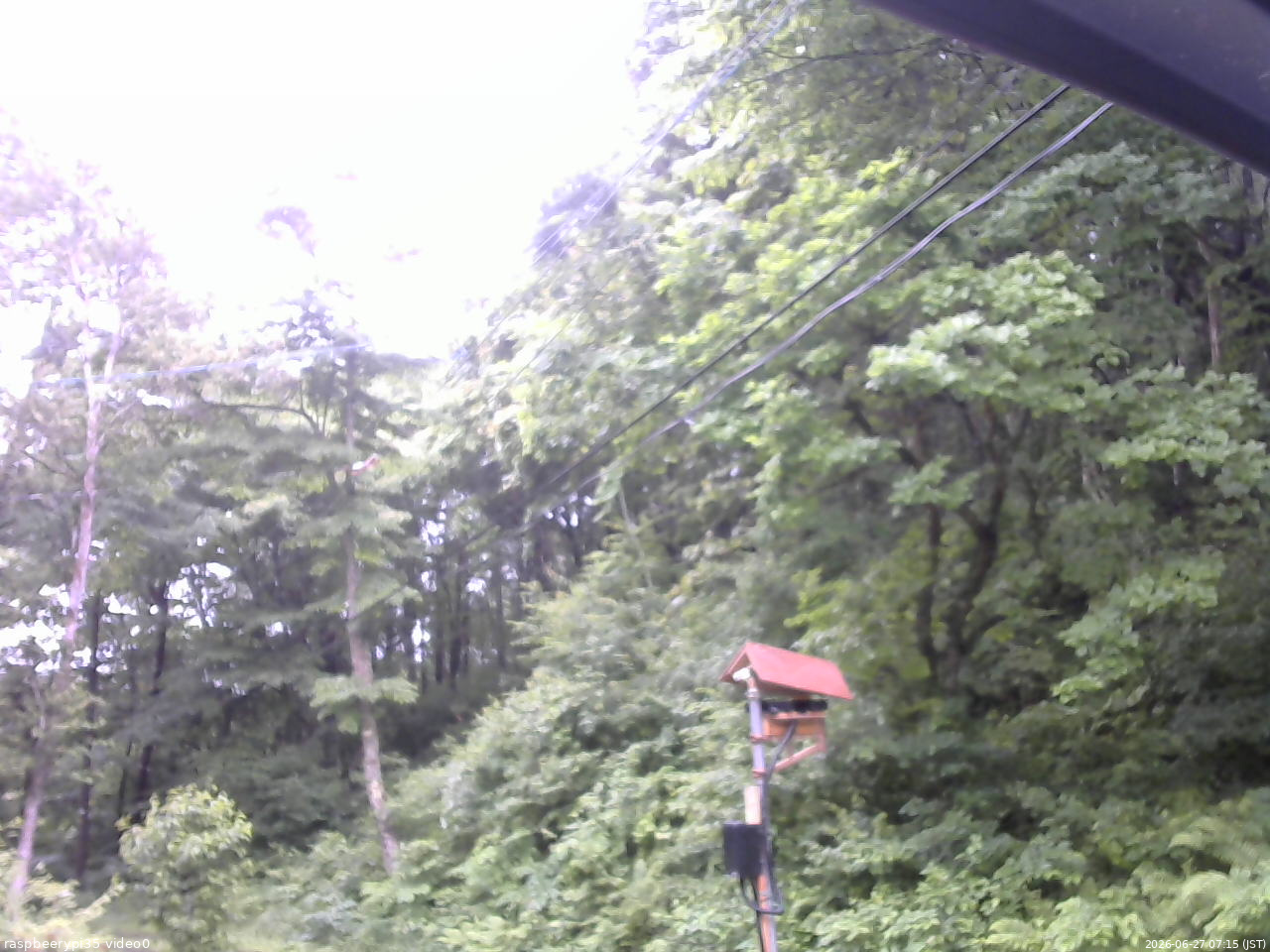長野県菅平高原 ゆたか山荘 温度計 2026/06/27 07:15