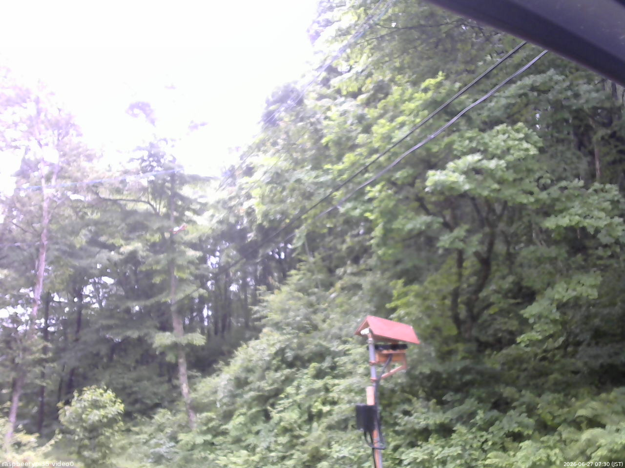 長野県菅平高原 ゆたか山荘 温度計 2026/06/27 07:30