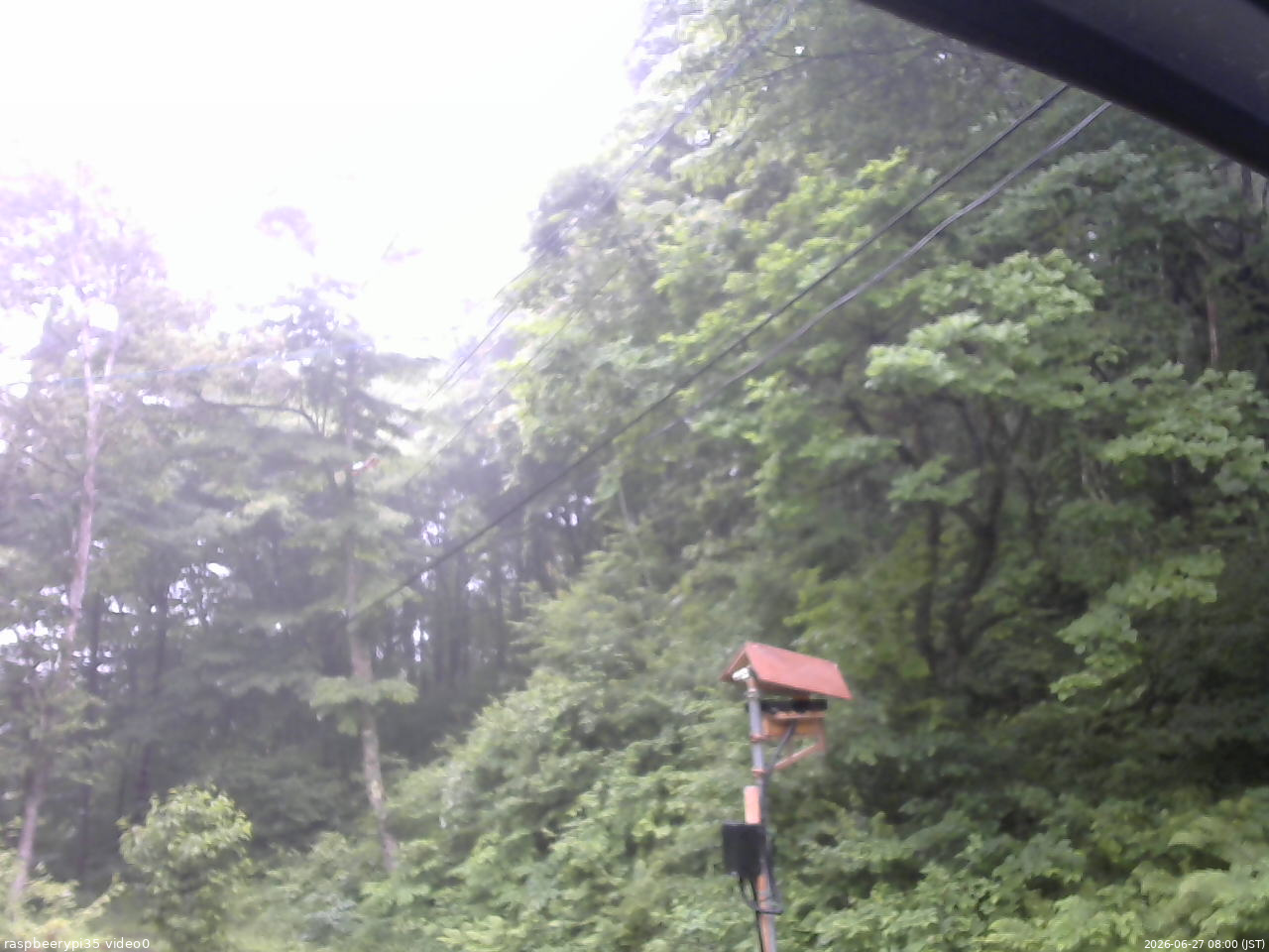 長野県菅平高原 ゆたか山荘 温度計 2026/06/27 08:00
