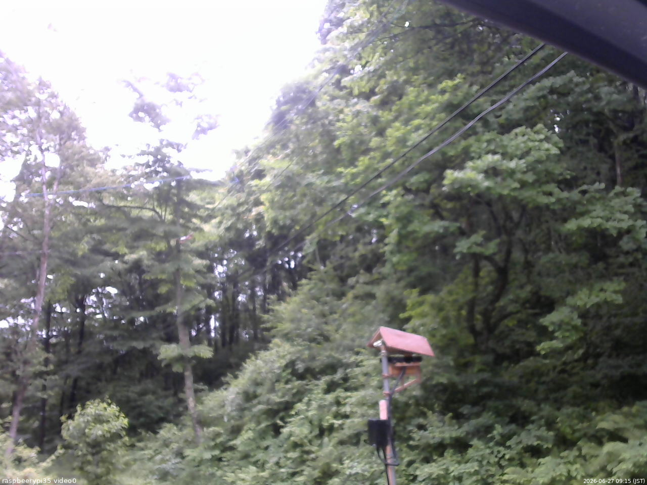 長野県菅平高原 ゆたか山荘 温度計 2026/06/27 09:15