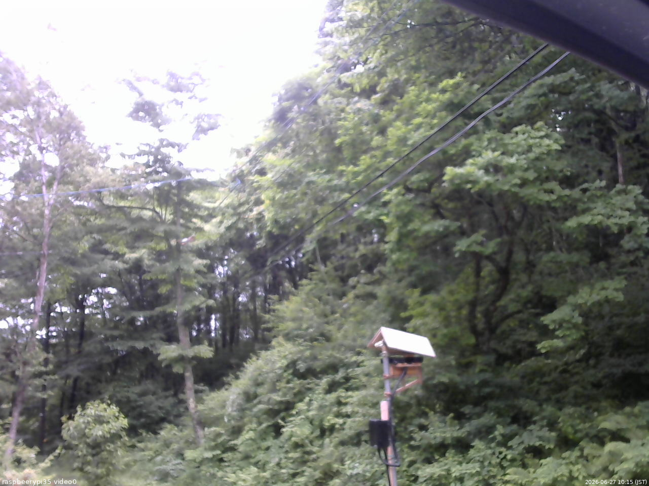 長野県菅平高原 ゆたか山荘 温度計 2026/06/27 10:15