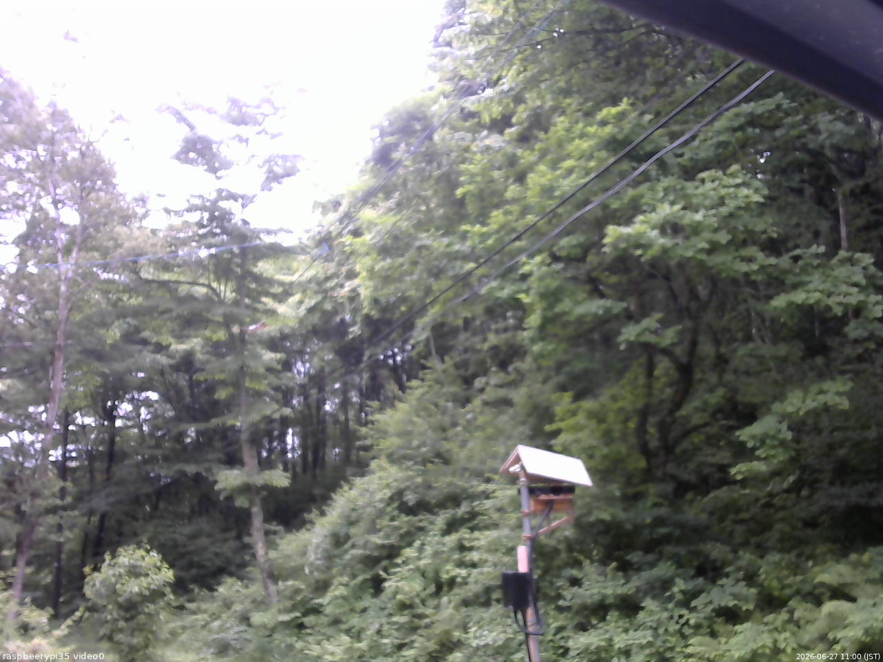 長野県菅平高原 ゆたか山荘 温度計 2026/06/27 11:00