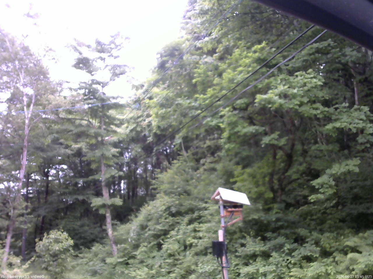 長野県菅平高原 ゆたか山荘 温度計 2026/06/27 11:45