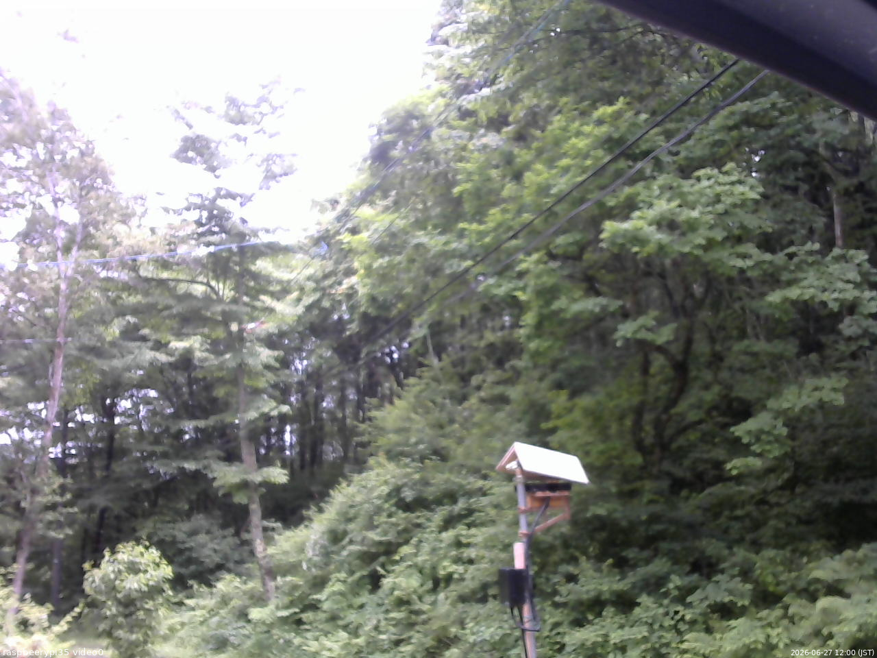 長野県菅平高原 ゆたか山荘 温度計 2026/06/27 12:00