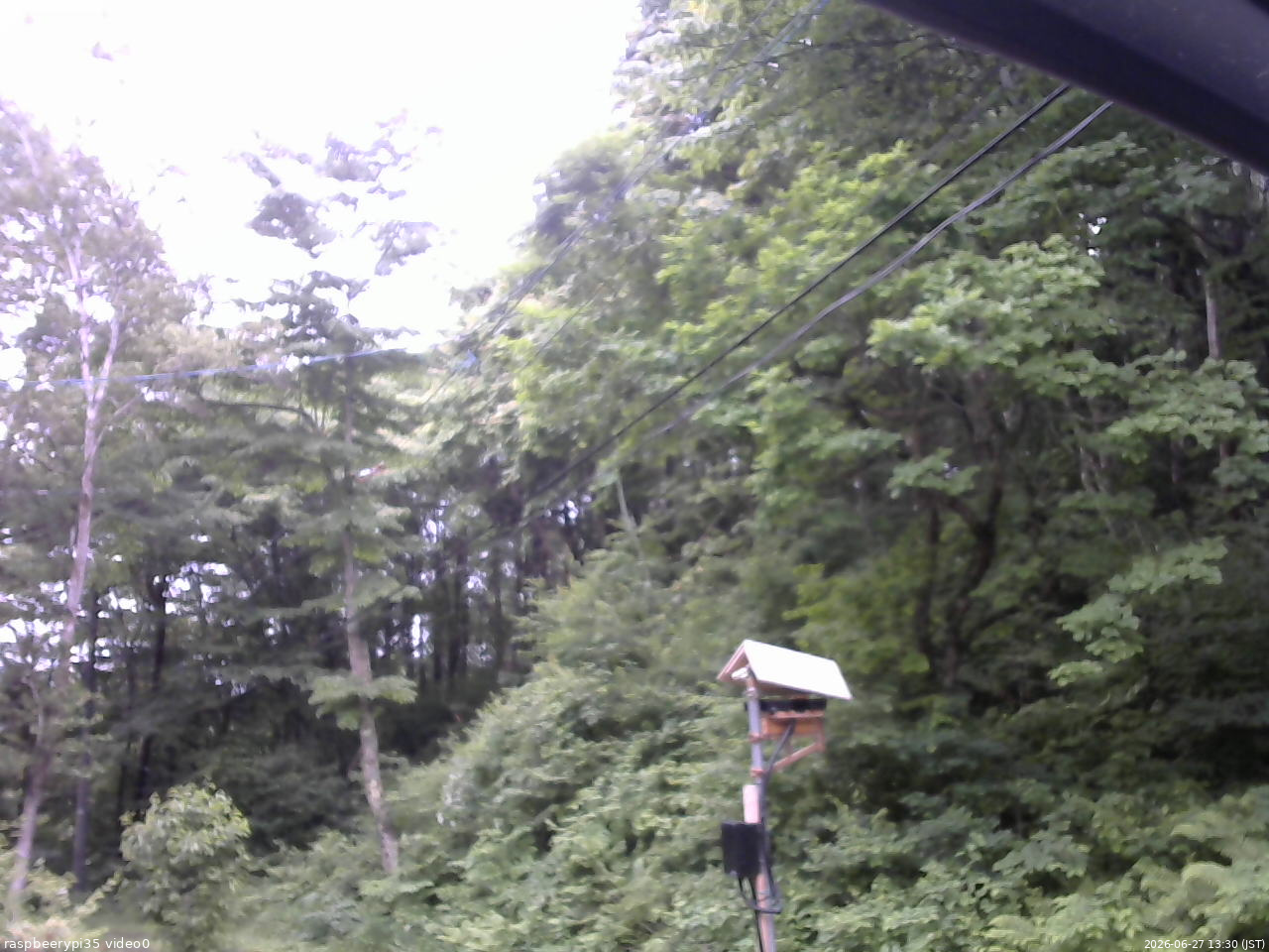 長野県菅平高原 ゆたか山荘 温度計 2026/06/27 13:30
