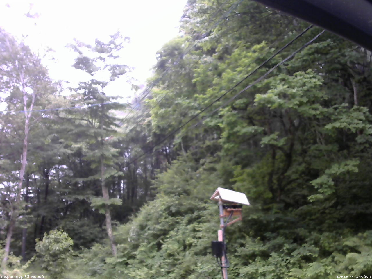 長野県菅平高原 ゆたか山荘 温度計 2026/06/27 13:45