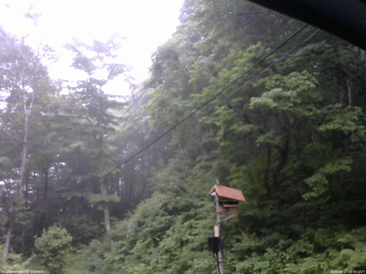 長野県菅平高原 ゆたか山荘 温度計 2026/06/27 15:00