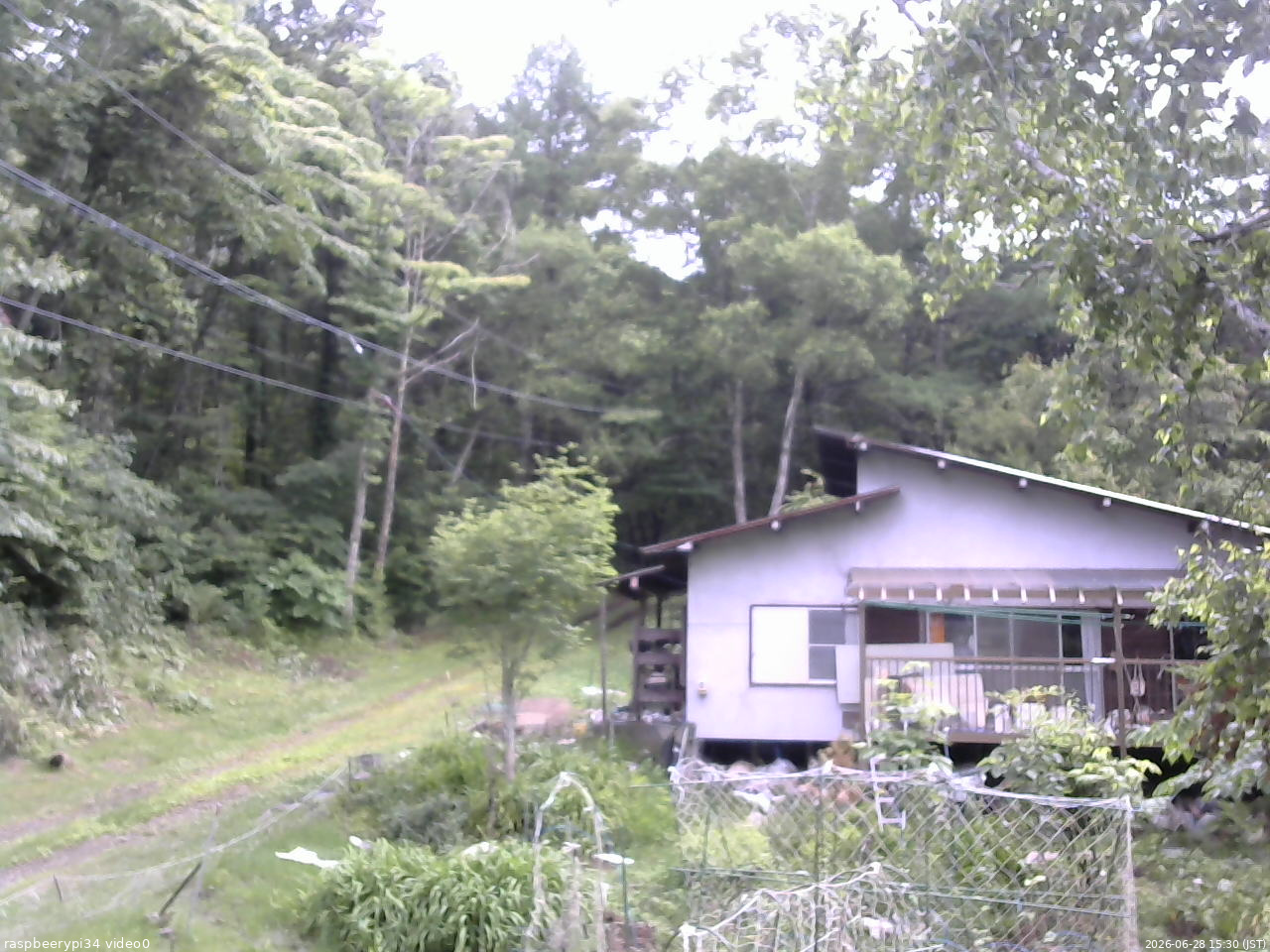 長野県菅平高原 ゆたか山荘 西側(坂上) 2026/06/28 15:30