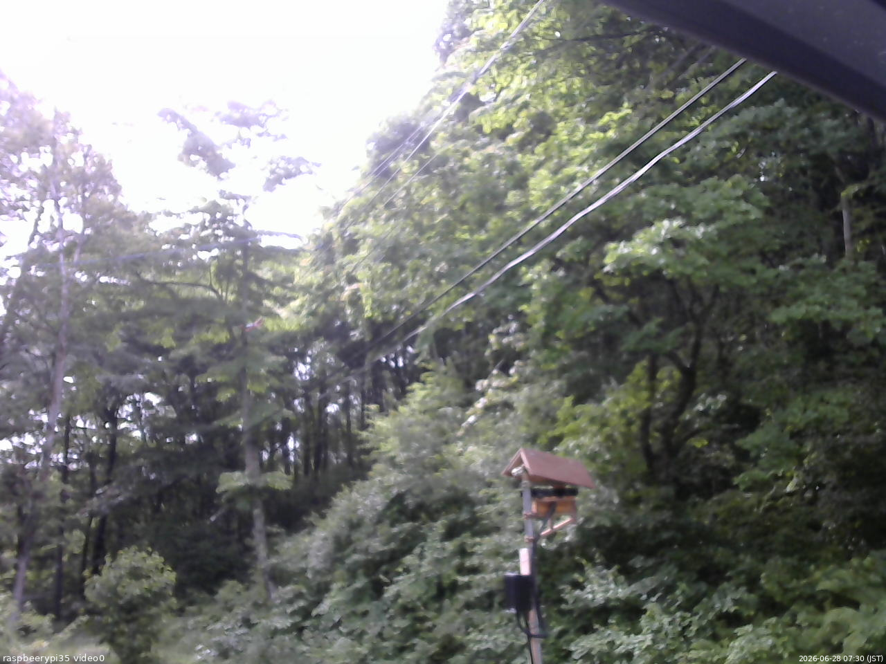 長野県菅平高原 ゆたか山荘 温度計 2026/06/28 07:30