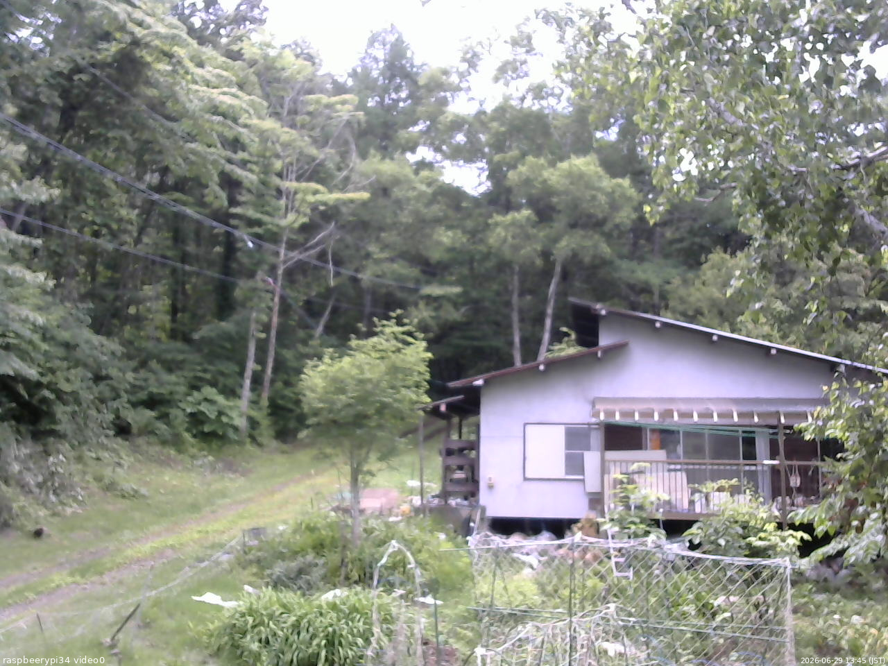 長野県菅平高原 ゆたか山荘 西側(坂上) 2026/06/29 13:45
