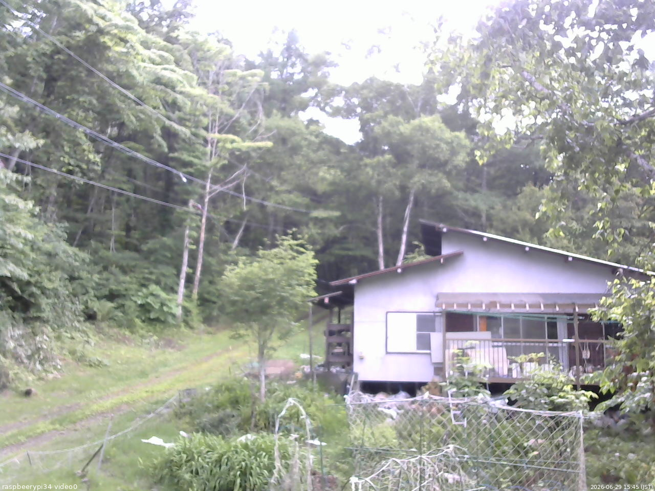長野県菅平高原 ゆたか山荘 西側(坂上) 2026/06/29 15:45