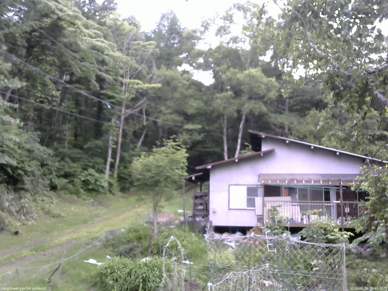 長野県菅平高原 ゆたか山荘 西側(坂上) 2026/06/29 16:45