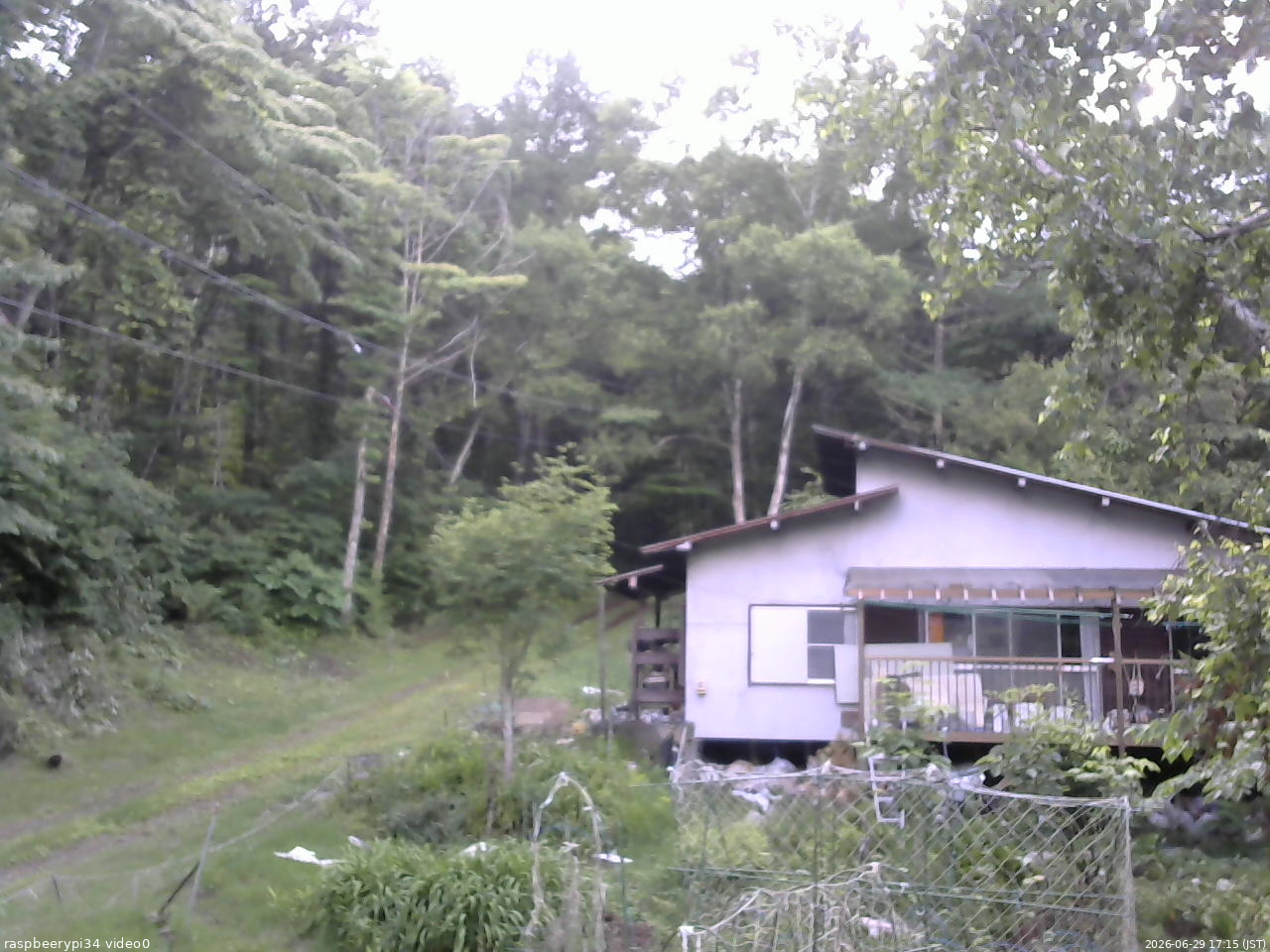 長野県菅平高原 ゆたか山荘 西側(坂上) 2026/06/29 17:15