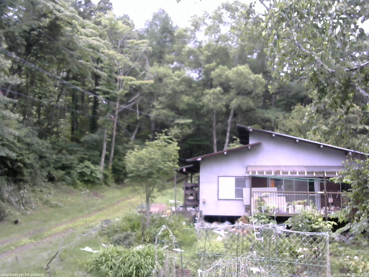長野県菅平高原 ゆたか山荘 西側(坂上) 2026/06/30 11:15