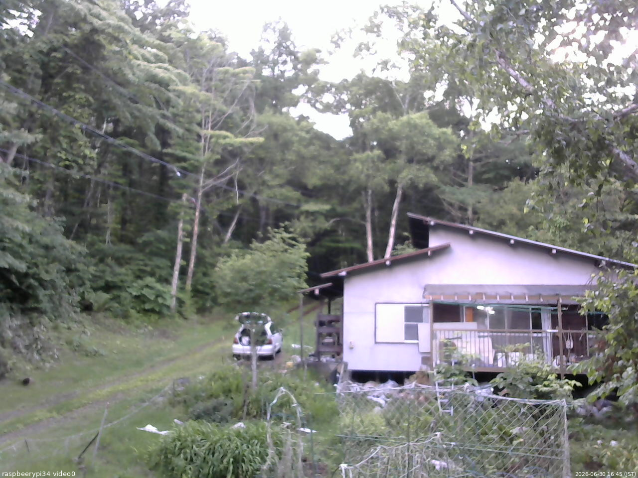 長野県菅平高原 ゆたか山荘 西側(坂上) 2026/06/30 16:45