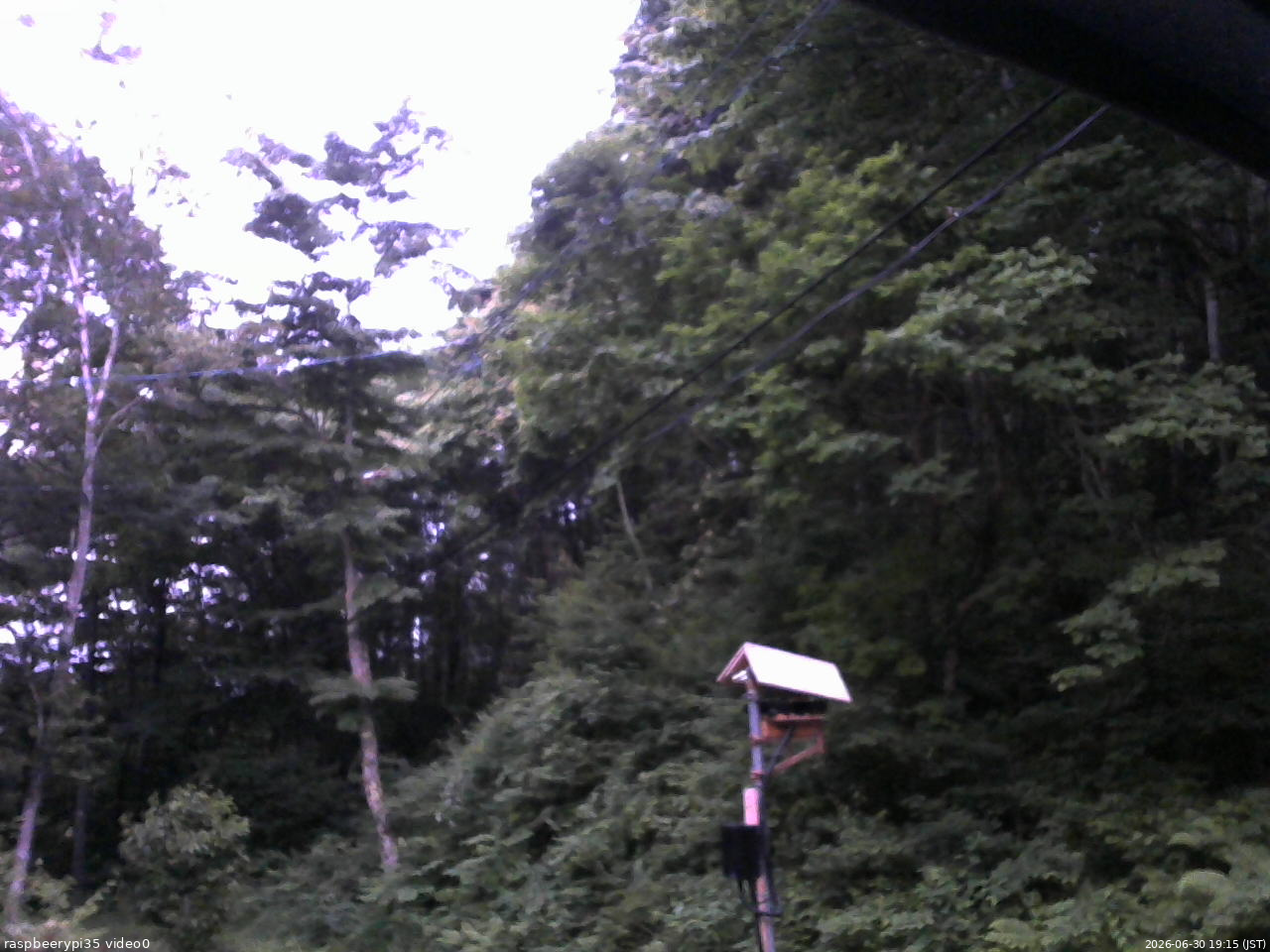 長野県菅平高原 ゆたか山荘 温度計 2026/06/30 19:15