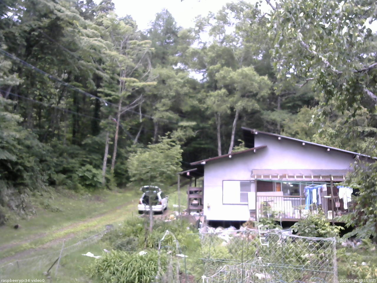 長野県菅平高原 ゆたか山荘 西側(坂上) 2026/07/01 10:15