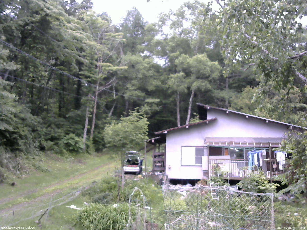 長野県菅平高原 ゆたか山荘 西側(坂上) 2026/07/01 11:15